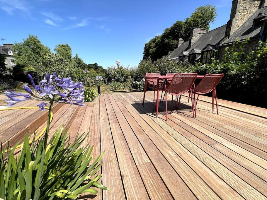 Superbe Appartement Avec Jardin Dinan Centre - Jerzual エクステリア 写真