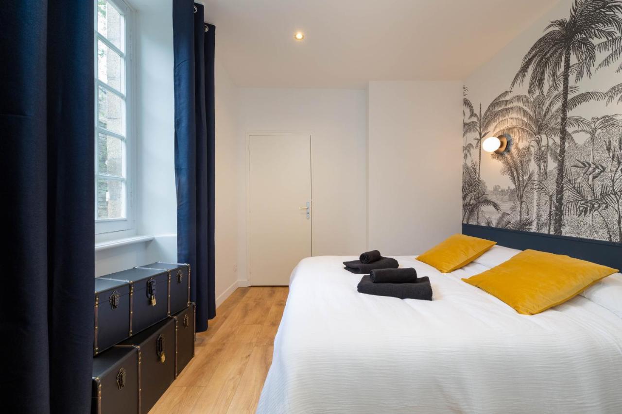 Superbe Appartement Avec Jardin Dinan Centre - Jerzual エクステリア 写真